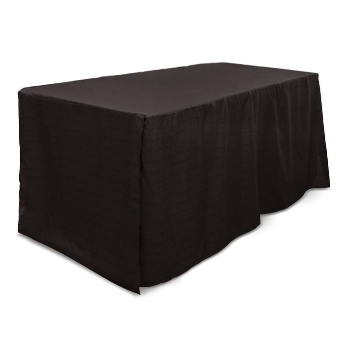 Marquee 1830 x 760 x 740mm Trestle Table Tablecloth Black
