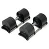Brixx Adjustable Dumbbells 36kg - Black