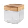 Scullery Bamboo & Glass Square Canister 750ml