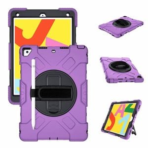 Tough On iPad 7 / 8 / 9th Gen 10.2" Case Rugged Protection Purple
