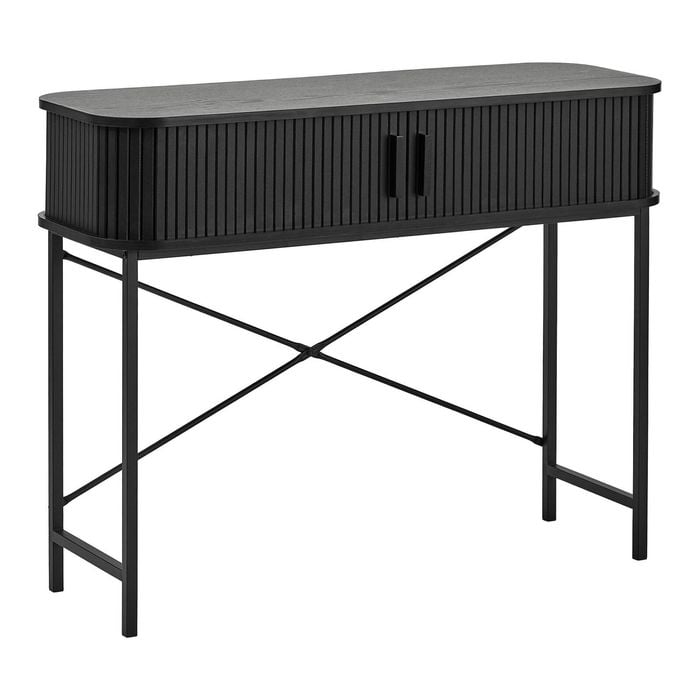 Cooper & Co. Haven Sliding Door 100cm Console Table Black