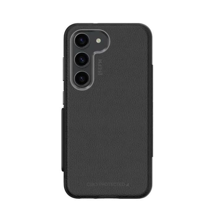 Efm Monaco Case Armour With Eleather And D3o 5g Signal Plus Technologyfor Samsung Galaxy S23+ -  Black/space Grey