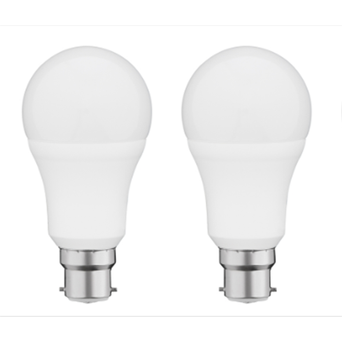 Lectro 9W LED Cool White BC Globe - 2 Pack