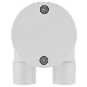 DETA 20mm 2 Way U Type Conduit Junction Box