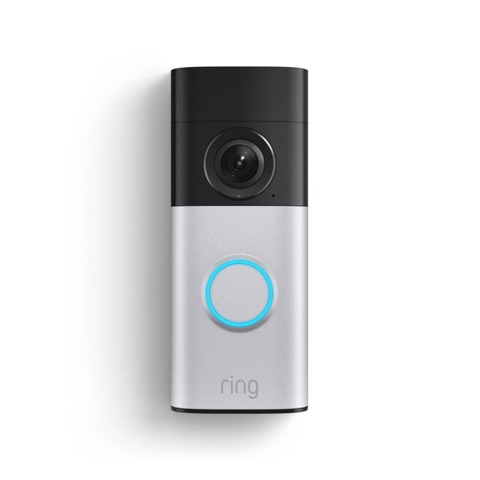 Ring Silver Wired Video Doorbell Plus (2nd Gen) Hardwired