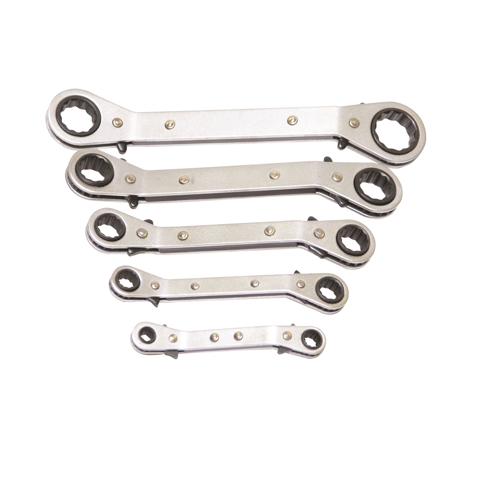 Supatool 5 Piece Imperial Ratchet Ring Spanner Set Bunnings Australia