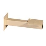 Sandleford Cream Wall Mount Letterbox Post