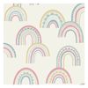 Boho Rainbow Pink/Duckegg Wallpaper  53cm x 10.05m