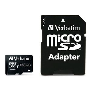 Verbatim Premium Memory Card 128GB MicroSDXC Class 10 UHS-I [44085]