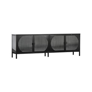 Cooper & Co. Eve 160cm Modern Metal TV Unit Black