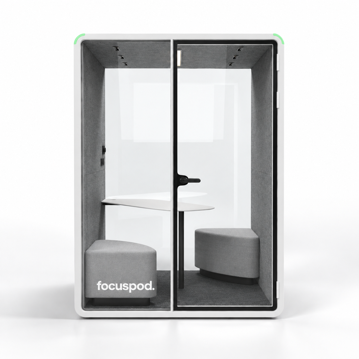 FocusPod Duo 2 Person Acoustic Meeting Pod Package White - Bunnings ...