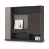 Modern Furniture Carter Display Cabinet 2.4M - Coffee & Grey