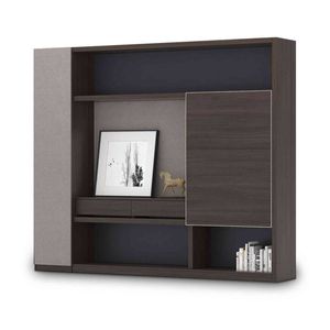 Modern Furniture Carter Display Cabinet 2.4M - Coffee & Grey