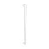 Zanda 900mm White Matte CRS Back To Back Duke Pull Handle 7114BBWHT