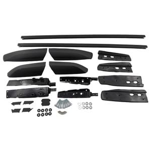 2 x Black Roof Rail Racks Set Left + Right Hand Side Fit For Toyota Kluger 2008-2013