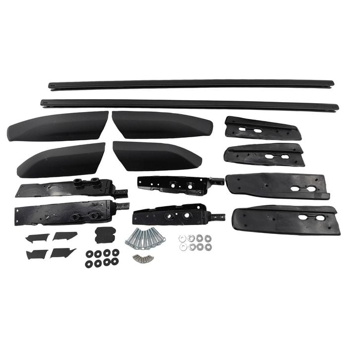 2 x Black Roof Rail Racks Set Left + Right Hand Side Fit For Toyota Kluger 2008-2013