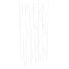 ProtectorAl 300-1200w x 1201-2400h Gloss White/Satin White Bamboo Unframed Composite Deco Panel