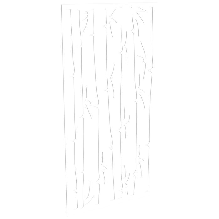 ProtectorAl 300-1200w x 1201-2400h Gloss White/Satin White Bamboo Unframed Composite Deco Panel