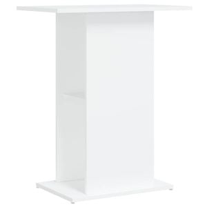 vidaXL Aquarium Stand White 60.5x36x72.5 cm Composite Wood fish tank cabinet
