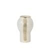 Amalfi Nora Reactive Glaze Vase Hand Paint Off White & Grey 15.6x15.6x24.2cm