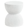 Cooper & Co. Saluzzo 37cm MgO Side Table White