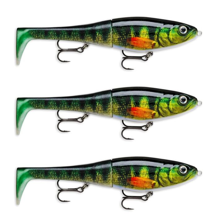 3x Rapala 20cm X Rap Peto Sink Hybrid Swimbait Fishing Lures - Live Perch