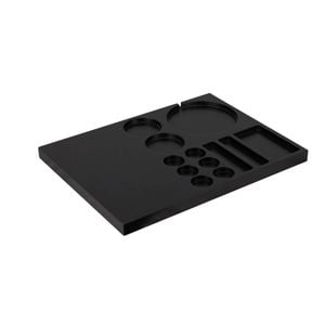 Dolphy Beech Wood Kettle Tray - Black