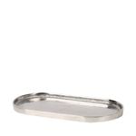 Belle Flanders Aluminium Tray Oval Small 40x18cm - Silver