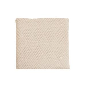 SOGA Beige Chevron Square Cushion Soft Leaning Plush Backrest Throw Seat Pillow