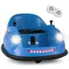 Costway Kids Electric Ride On Bumper Car Battery-powered Toy Car Blue