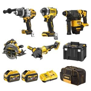 DeWALT 18V/54V XR Mixed Voltage 5 Piece Combo Kit - 9.0Ah DCZ503X2-XE