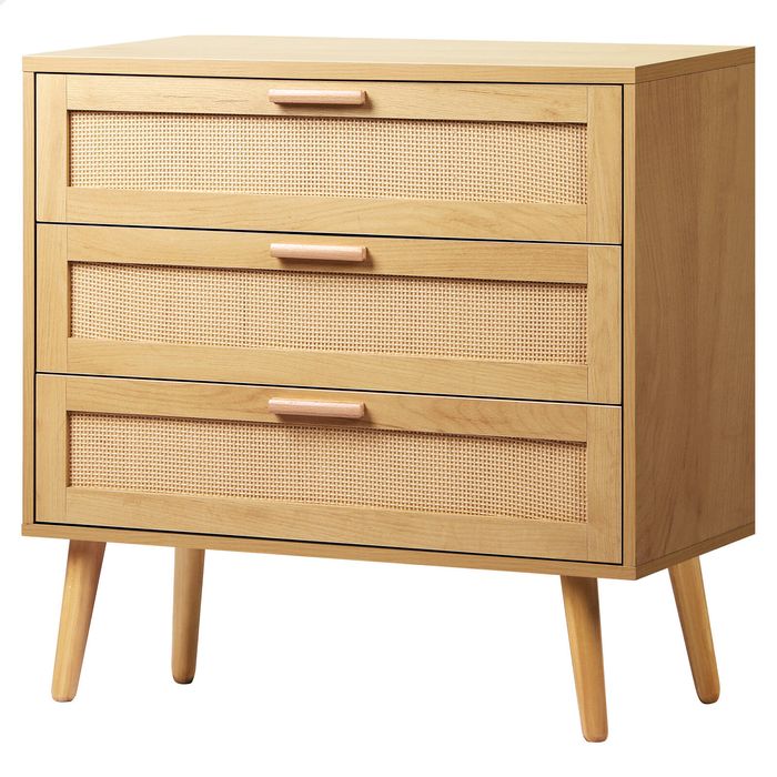 ALFORDSON 3 Chest of Drawers Rattan
