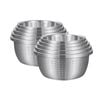 SOGA 2X Stainless Steel Nesting Colander & Basin-Set of 5