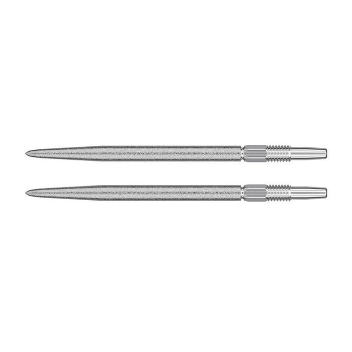 2PK Target Swiss SLK Dart Point Replacement Spare Accessory Tip 35mm Silver