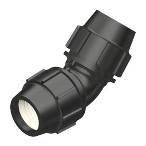Plasson 110mm x 110mm Metric Compression 45° Elbow