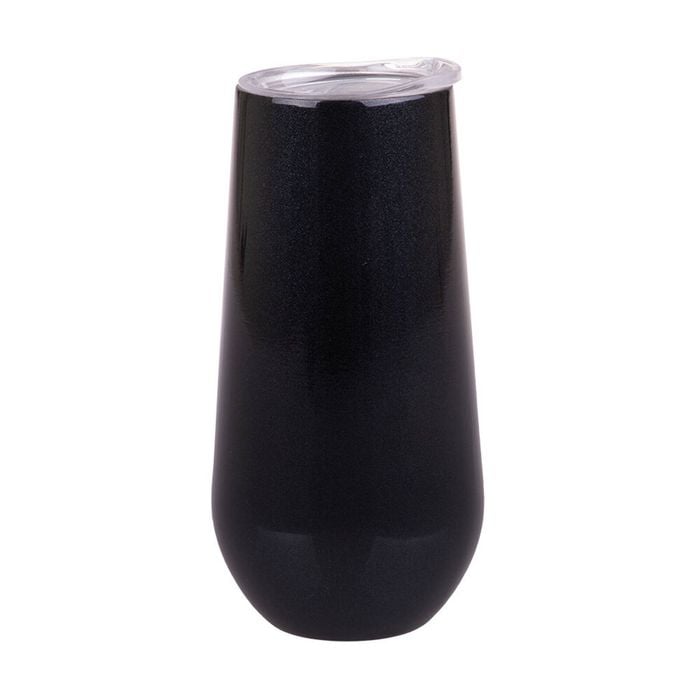 Oasis Stainless Steel Insulated Champagne Flute Double Walled 180ml Midnight