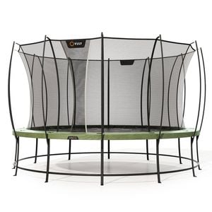 VULY Ultra 2 Pro Extra Large 16ft Trampoline with Enclosure - Round Kids Trampolines