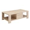 Artiss Coffee Table Oak
