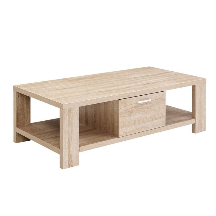 Artiss Coffee Table Oak