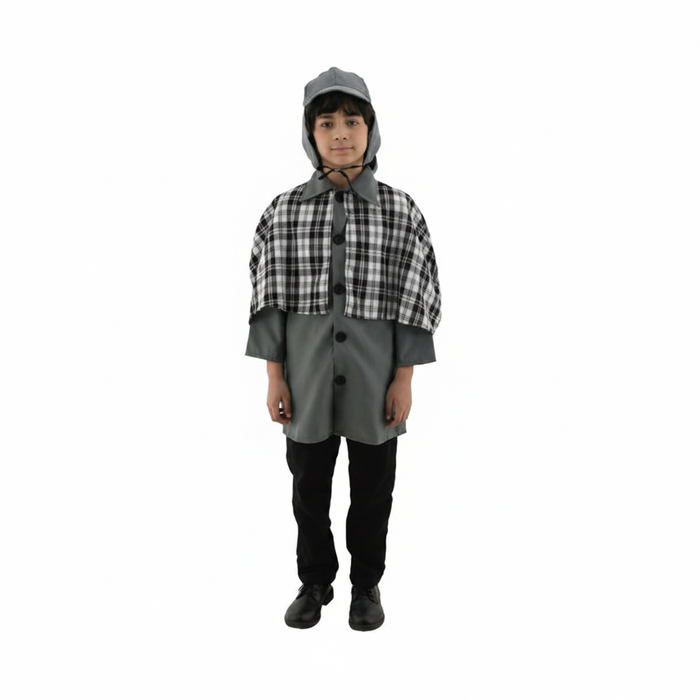 More Than Party Kids Victorian Detective Costume Plaid X Large 140x62cm