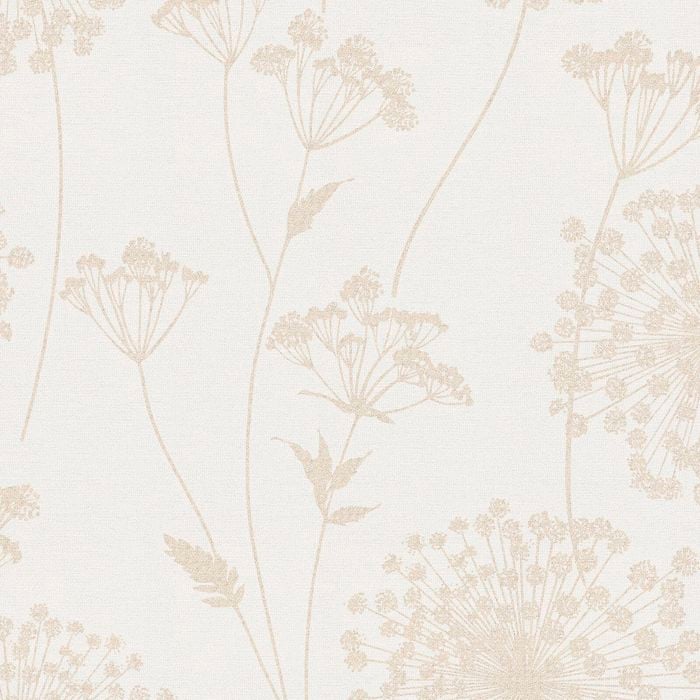 Graham & Brown 52cm x 10m Field Light Grey Easy Décor Wallpaper