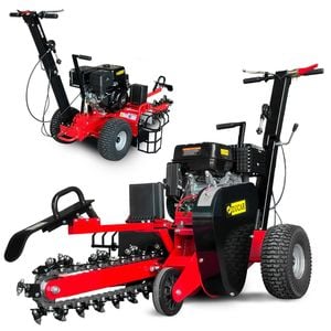 Ducar Trench Digger 457cc 18HP 4-Stroke Key Start, Petrol Trencher Machine