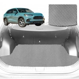 6D Diamond Car Boot Mat for Honda HR-V (RV)2022-Current-Cargo Mat-Grey-Outback GT