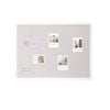 Vevor 121.92 X 91.44 Cm Cork Board White With Linen Surface Stylish Wall-mounted For Home