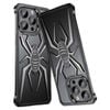 Pop Phones Metal Spider Hollow Case (suits Iphone 15 Pro Max) - Black/white