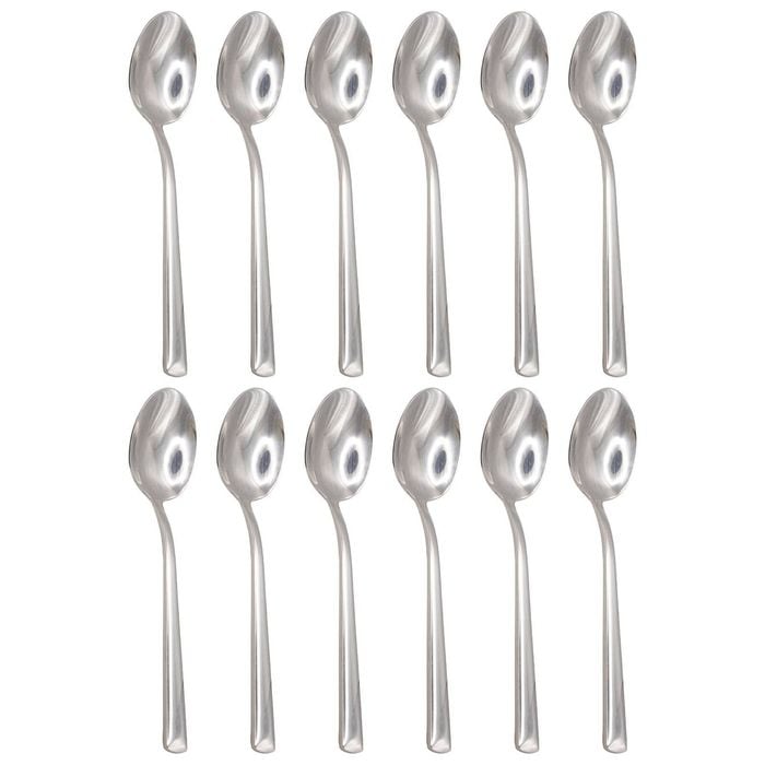 Tondo Stainless Steel Teaspoons - 14cm - Pack of 12