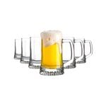 Bormioli Rocco Stern Glass Beer Mugs - 270ml - Pack Of 12