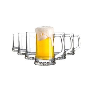 Bormioli Rocco Stern Glass Beer Mugs - 270ml - Pack Of 12