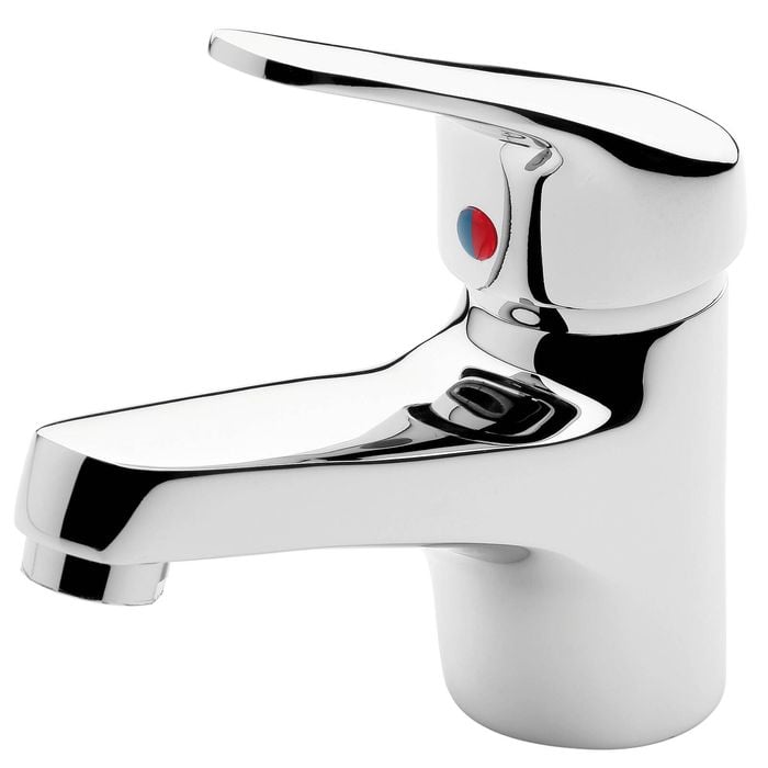 Foreno Chrome Espree Cast Spout Basin Mixer - Suits All Pressures