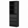 Artiss 3 Chest Of Drawers Storage Cabinet Black